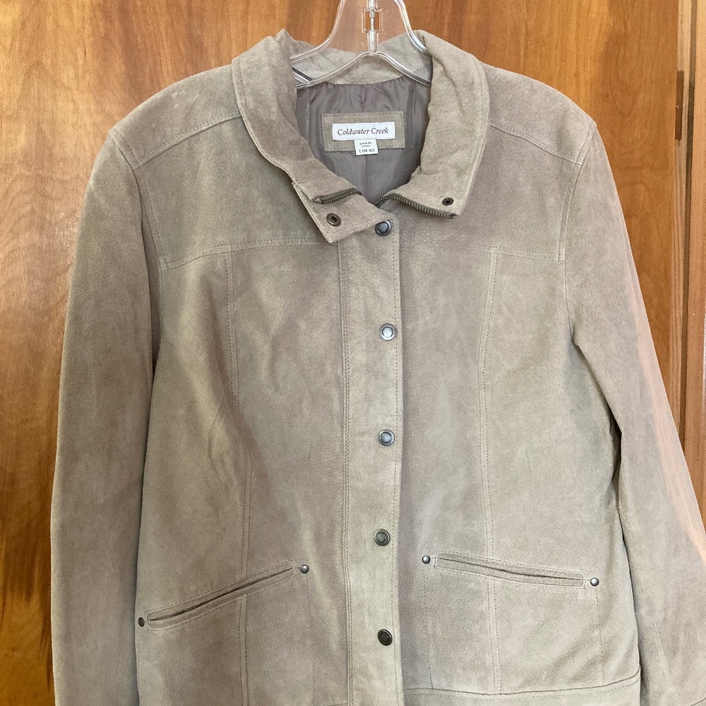 Coldwater Creek Women’s Suede Jacket